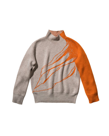 RIVER SWEAT - BEIGE/ORANGE