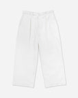 PLEATED TROUSER - OFF WHITE