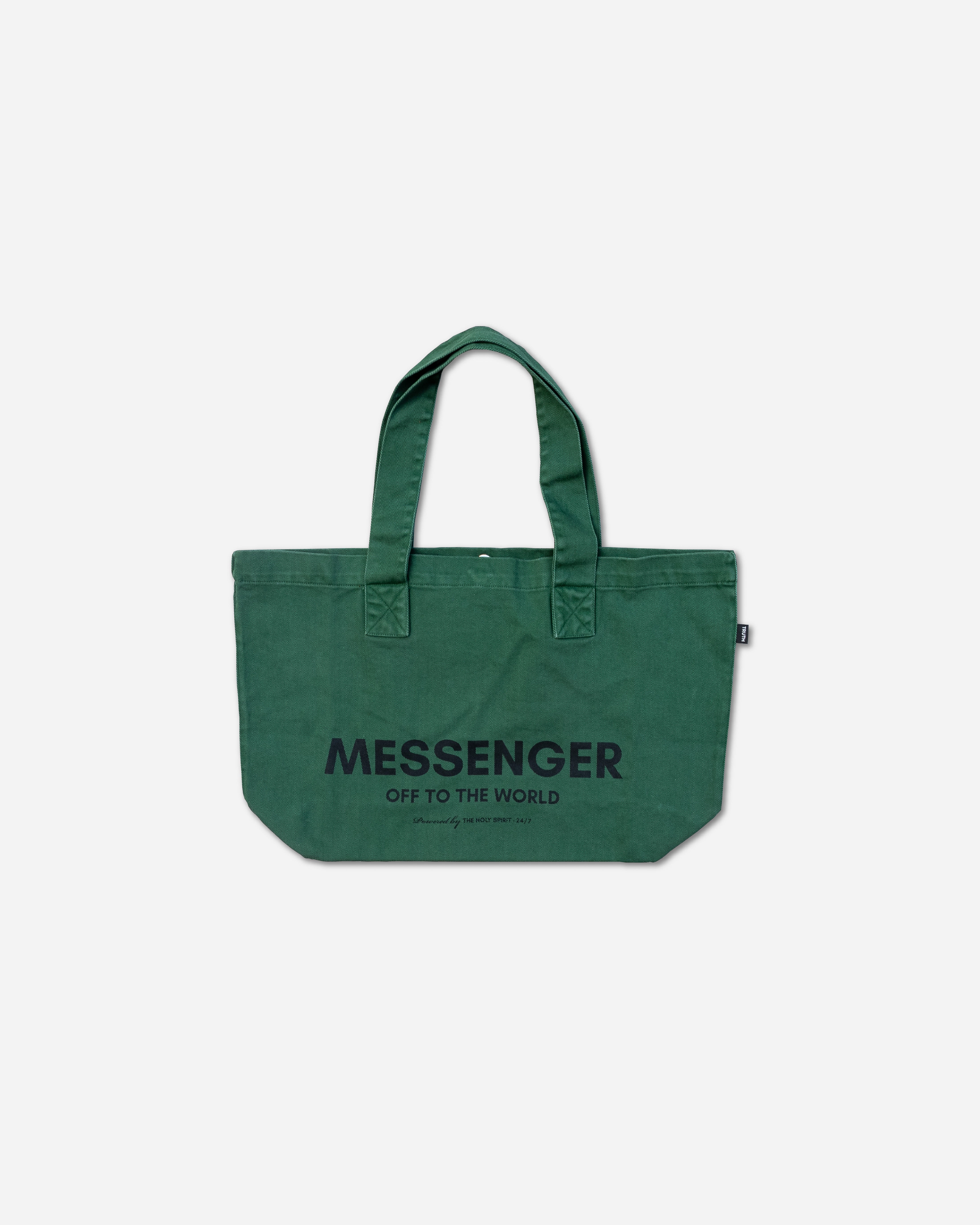 MESSENGER TOTE BAG GREEN TRUTH Apparel