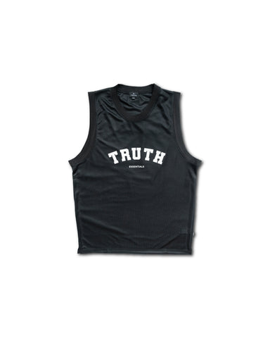 MESH TANK TOP - BLACK