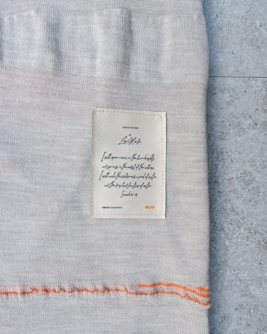 RIVER SCARF - BEIGE/ORANGE