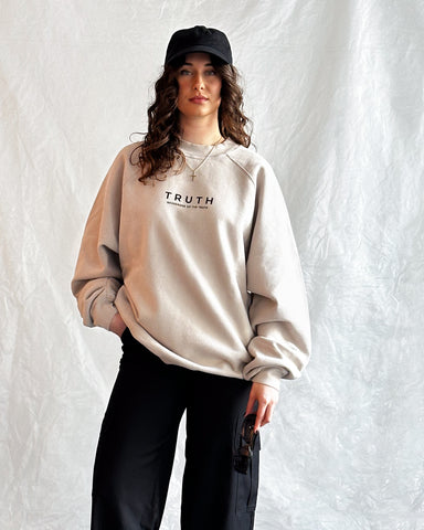 SIGNATURE SWEAT - TAUPE