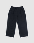 PLEATED TROUSER - BLACK