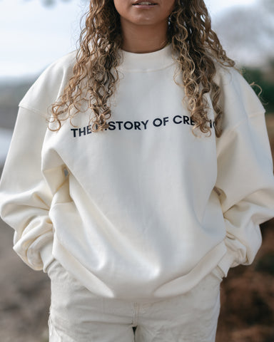 THOC SWEAT - CREAM (OVERSIZED)