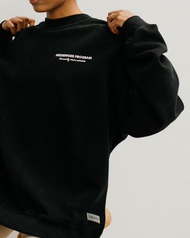 MESSENGER SWEAT - BLACK