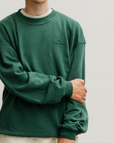 TEXTURED SWEAT - GREEN