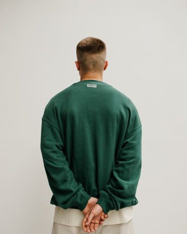 TEXTURED SWEAT - GREEN