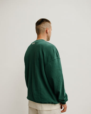 TEXTURED SWEAT - GREEN